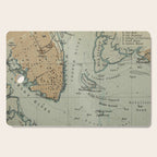 Vintage Map of Charleston SC Harbor (1904) Cutting Board Gallery Image 1