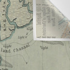 Vintage Map of Charleston SC Harbor (1904) Wall Tapestry Gallery Image 3