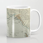 Vintage Map of Charleston SC Harbor (1904) Coffee Mug Gallery Image 1