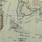 Vintage Map of Charleston SC Harbor (1904) Coffee Mug Gallery Image 2