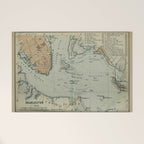 Vintage Map of Charleston SC Harbor (1904) Welcome Mat Gallery Image 1