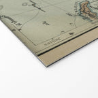 Vintage Map of Charleston SC Harbor (1904) Welcome Mat Gallery Image 2