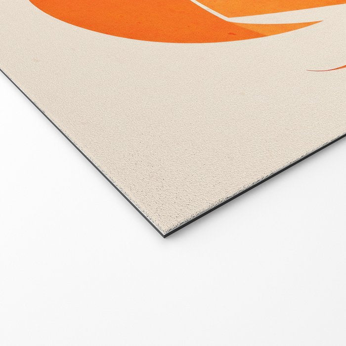 Abstract Lobster in Orange Welcome Mat Gallery Image 2