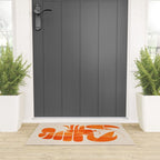 Abstract Lobster in Orange Welcome Mat Gallery Image 3