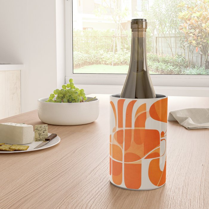 Abstract Lobster in Orange Wine Chiller Gallery Image 4