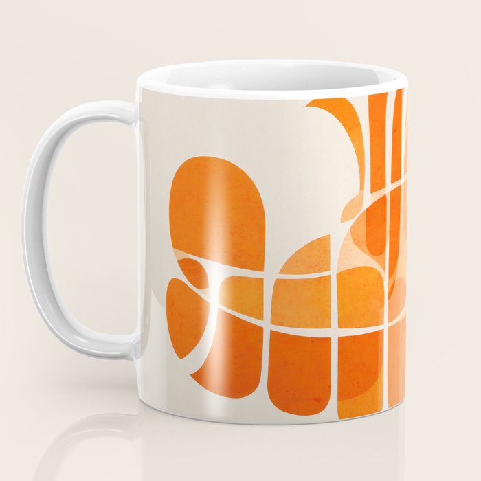 Abstract Lobster in Orange Coffee Mug Gallery Image 3
