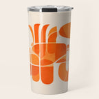 Abstract Lobster in Orange Travel Mug Gallery Image 1