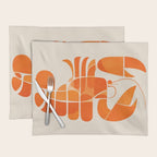 Abstract Lobster in Orange Placemat Gallery Image 1