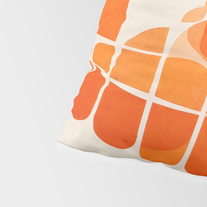 Abstract Lobster in Orange Pillow Sham Gallery Image 4