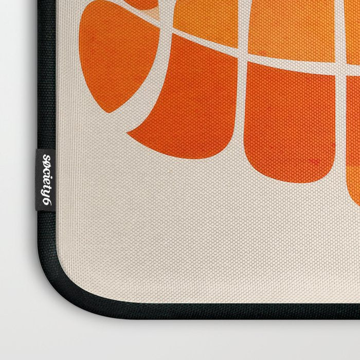 Abstract Lobster in Orange Laptop Sleeve Gallery Image 3