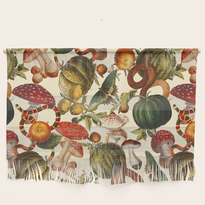 Mysterious Mushroom Forest  Wall Hanging Gallery Image 1