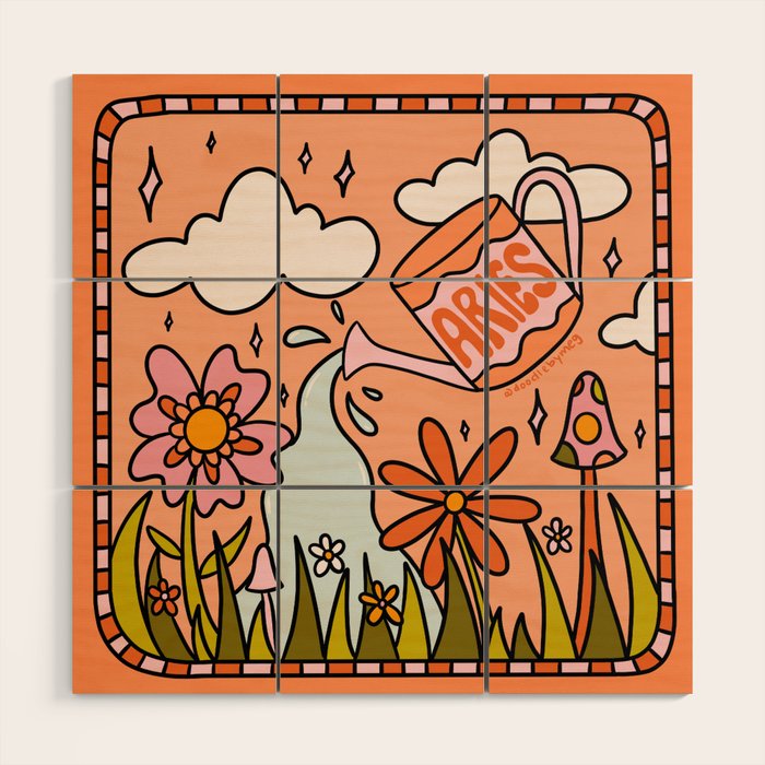 Aries Garden Wood Wall Art Gallery Image 1