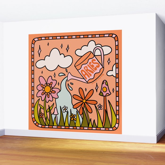 Aries Garden Wall Mural Gallery Image 2