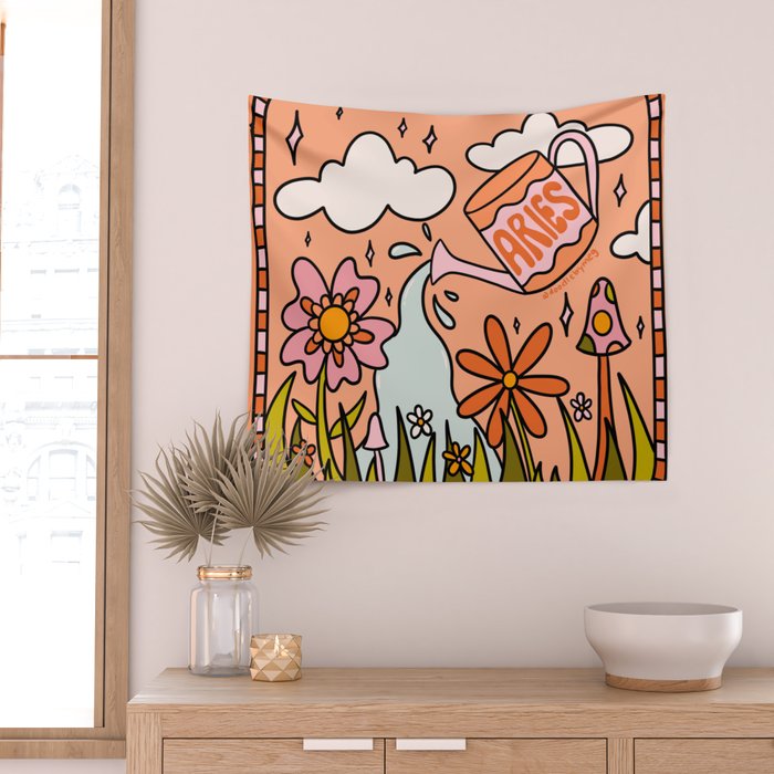 Aries Garden Wall Tapestry Gallery Image 2
