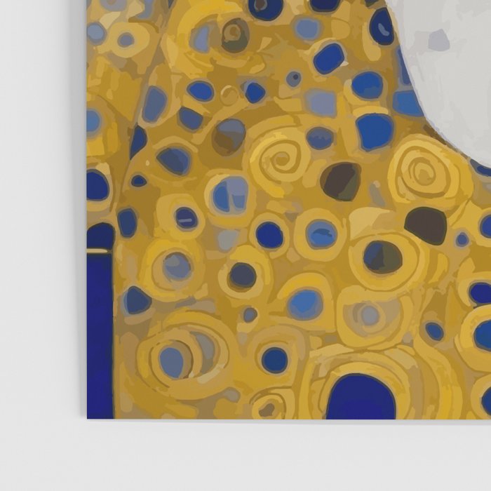 Klimt Dog with Blue and Gold Spots Poster Gallery Image 3