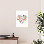 Mushroom heart Poster Gallery Image 2