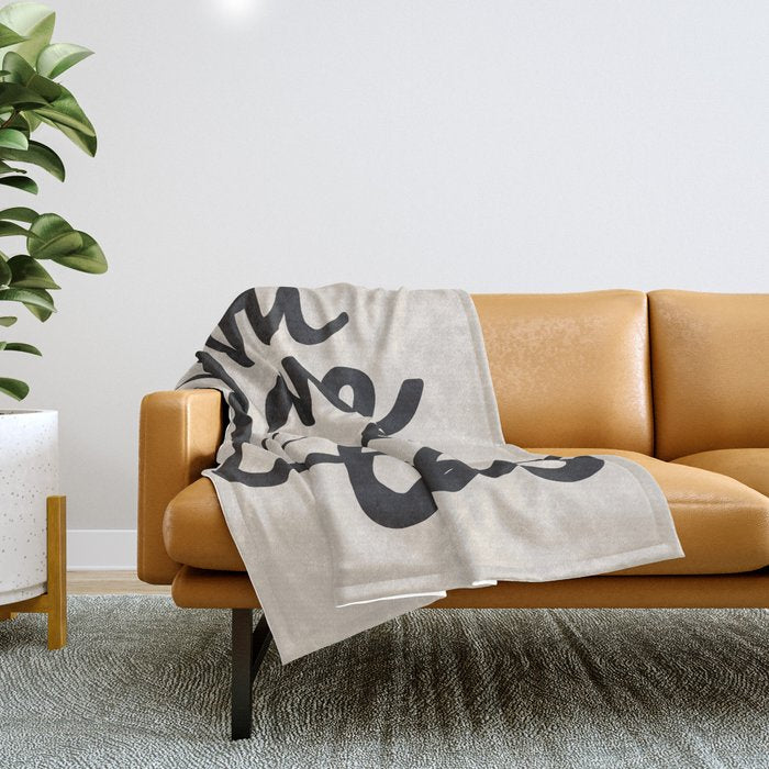 you are the coolest â black Throw Blanket Gallery Image 1