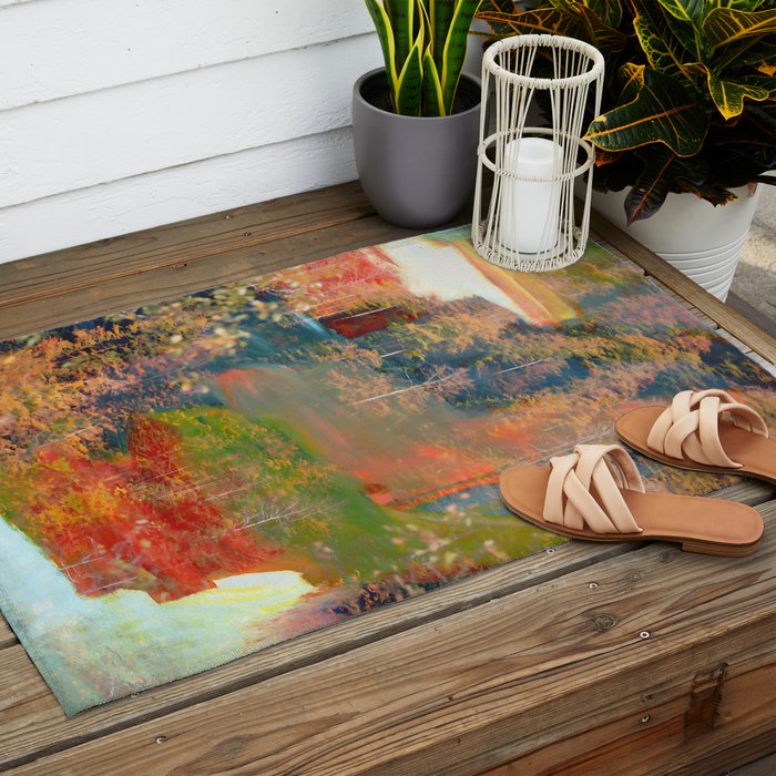 The World I Return To Outdoor Rug Gallery Image 2