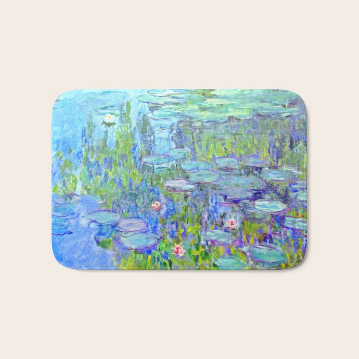 Water Lilies monet : Nympheas Bath Mat Gallery Image 1
