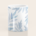 Muted Blue Palm Leaves Coffee Mug Gallery Image 4