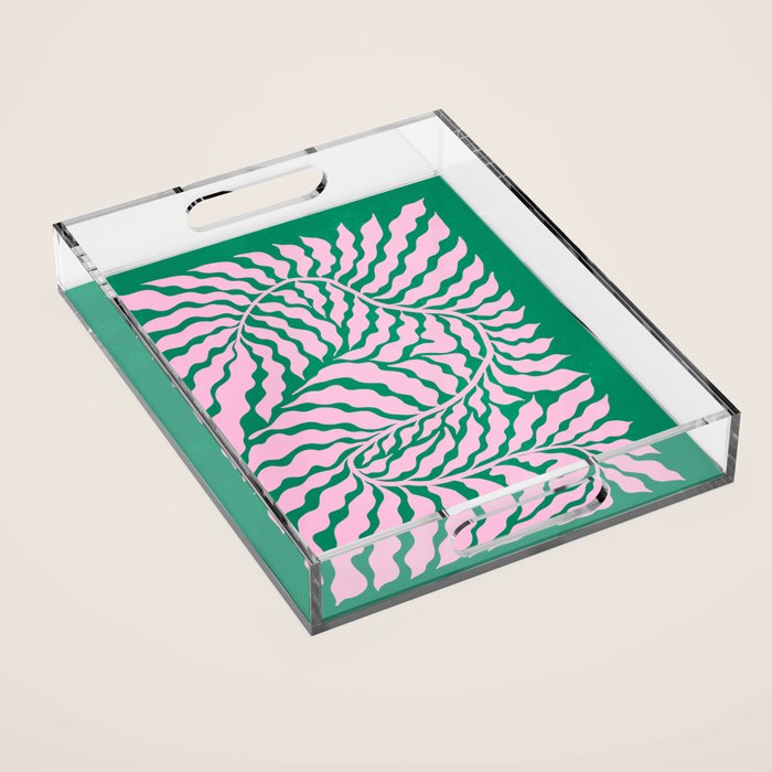Sage & Chantilly Fern: Ferns 01 Acrylic Tray Gallery Image 1