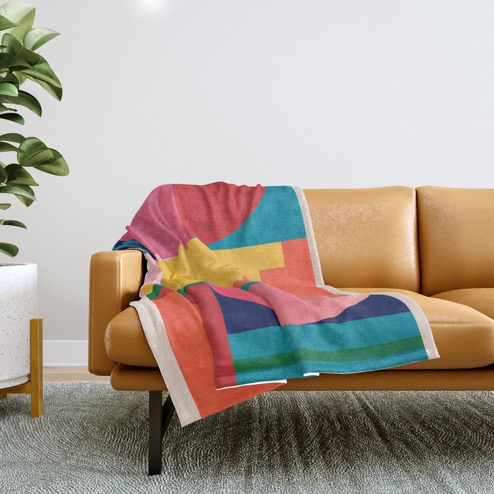 Geometric Shapes 39 Throw Blanket Gallery Image 1