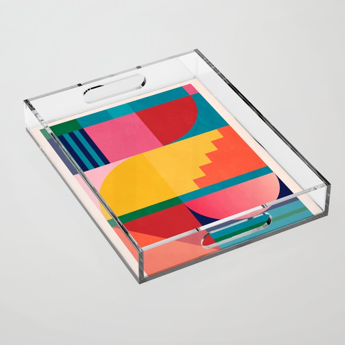Geometric Shapes 39 Acrylic Tray Gallery Image 1