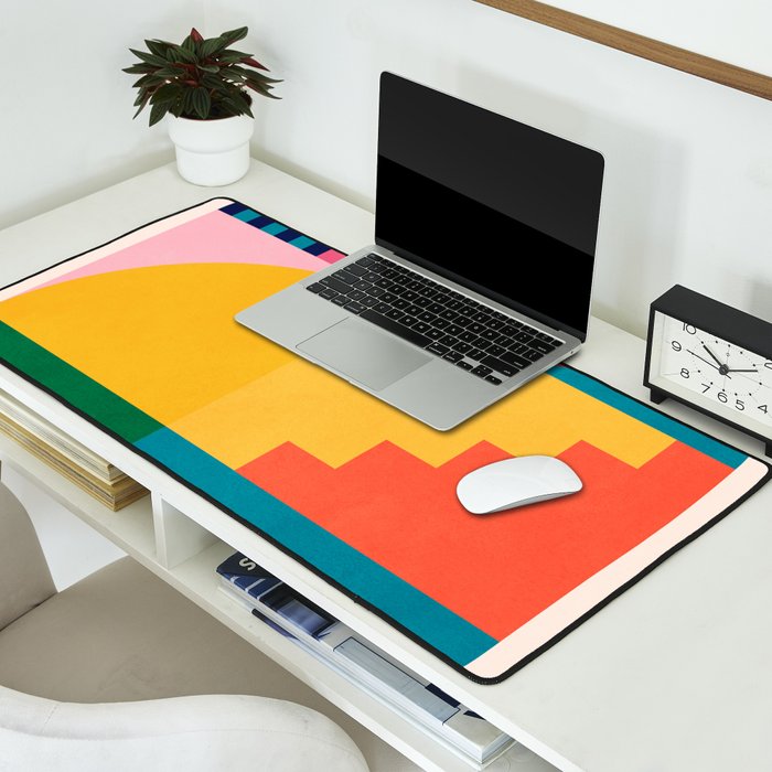 Geometric Shapes 39 Desk Mat Gallery Image 2