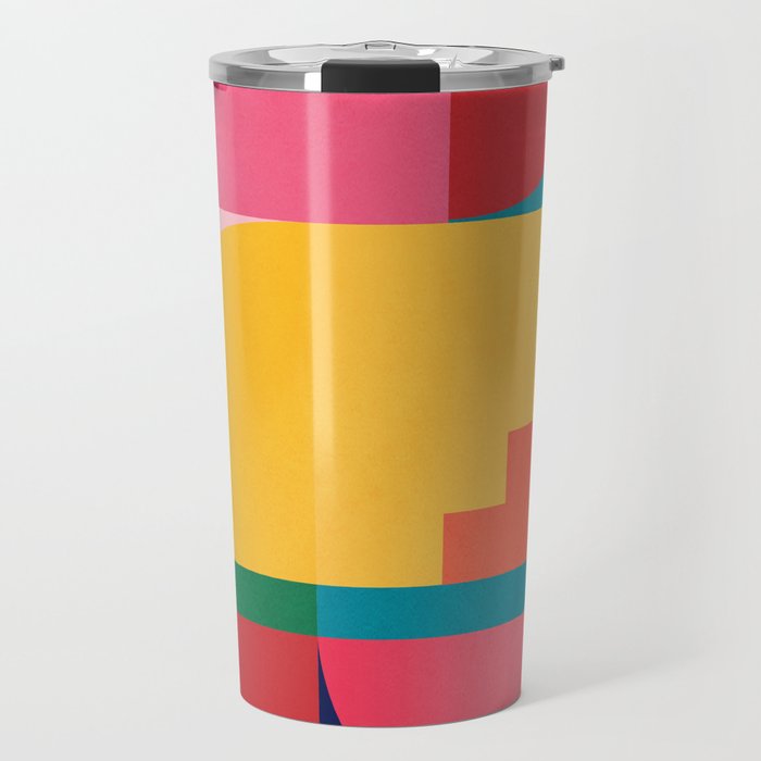 Geometric Shapes 39 Travel Mug Gallery Image 1