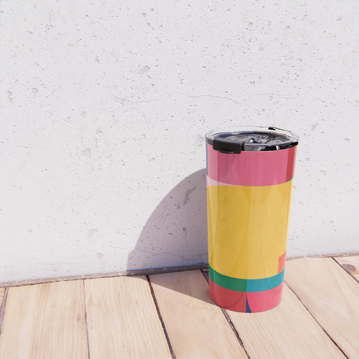 Geometric Shapes 39 Travel Mug Gallery Image 4