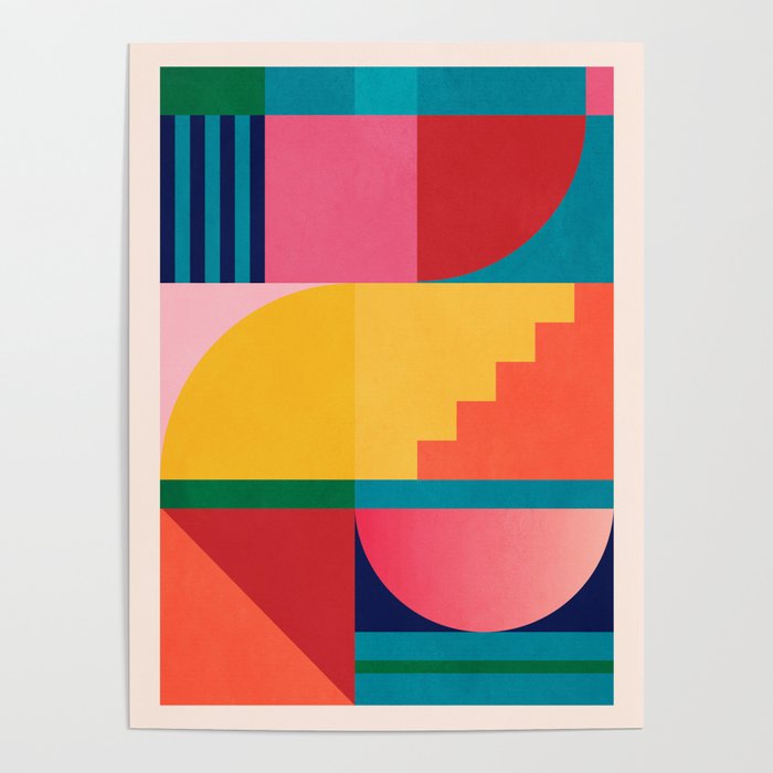 Geometric Shapes 39 Poster Gallery Image 4