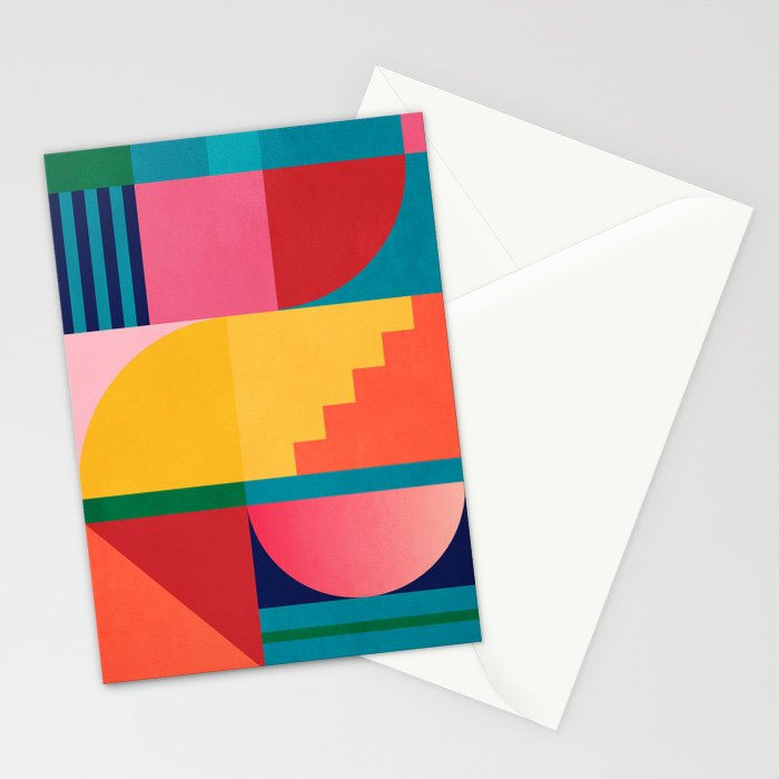 Geometric Shapes 39 Stationery Card Gallery Image 2