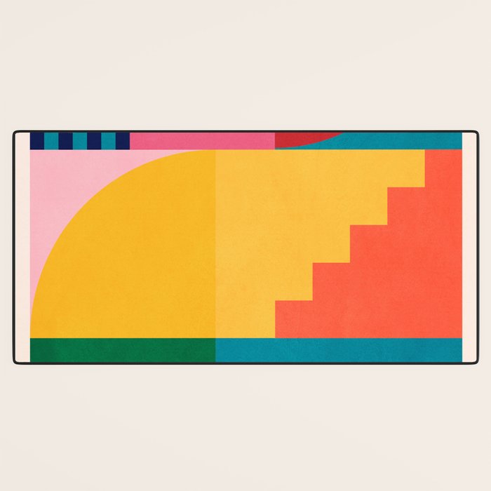 Geometric Shapes 39 Desk Mat Gallery Image 3