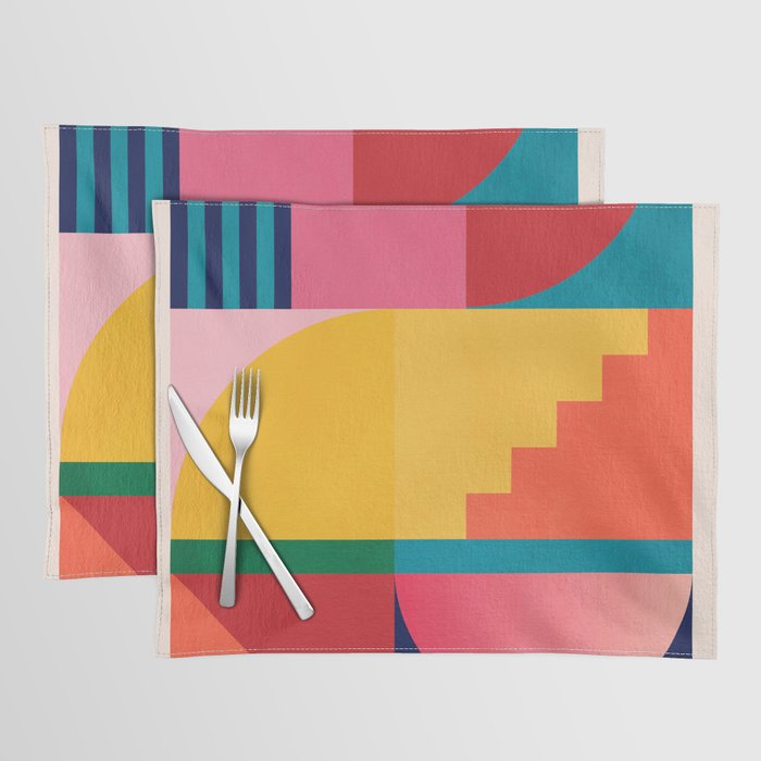 Geometric Shapes 39 Placemat Gallery Image 1