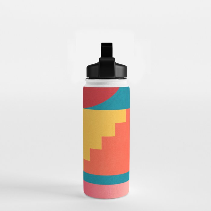 Geometric Shapes 39 Water Bottle Gallery Image 2
