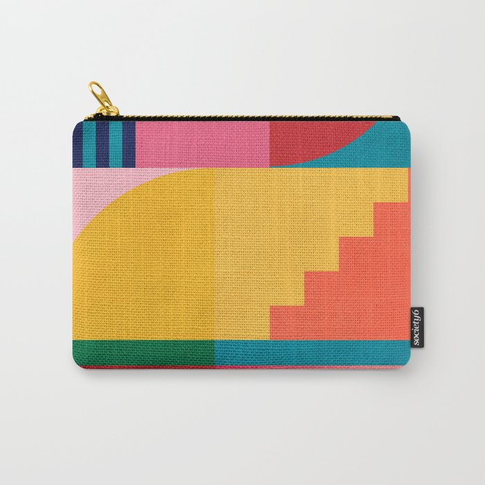Geometric Shapes 39 Carry All Pouch Gallery Image 1