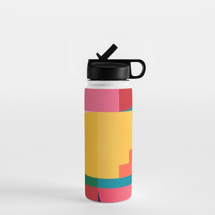 Geometric Shapes 39 Water Bottle Gallery Image 1