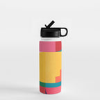 Geometric Shapes 39 Water Bottle Gallery Image 1