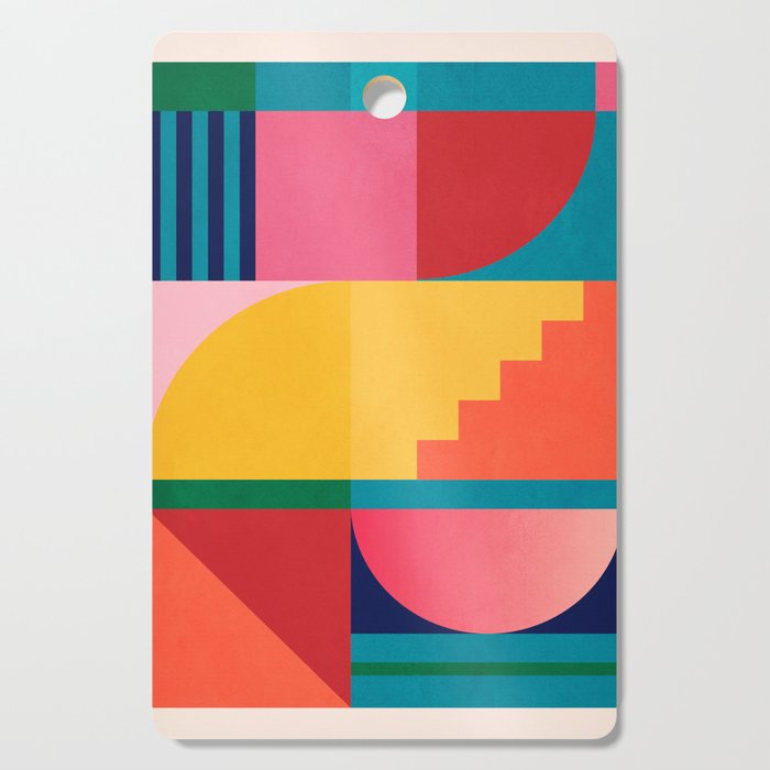 Geometric Shapes 39 Cutting Board Gallery Image 1