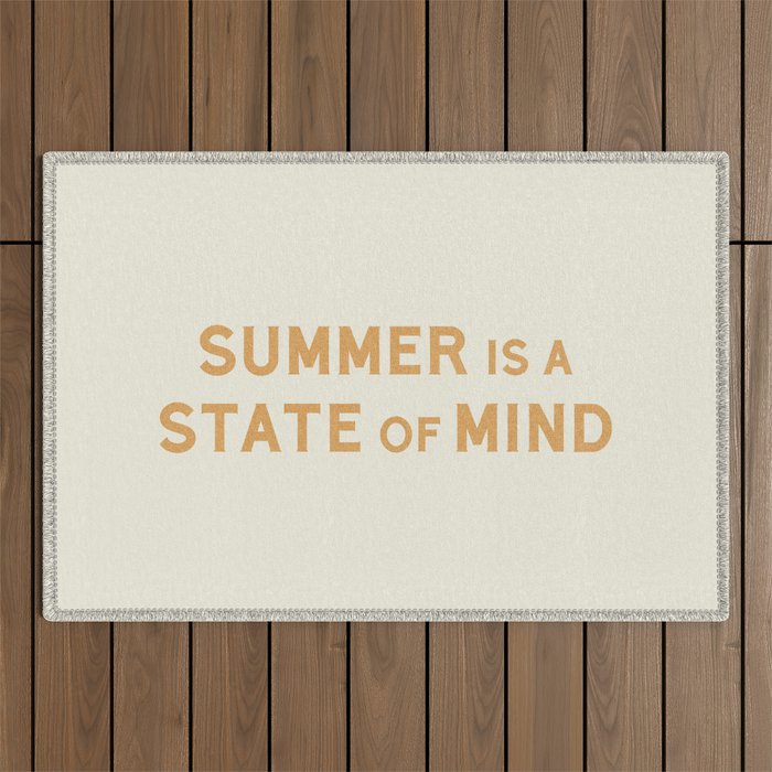 Summer Is A State Of Mind Outdoor Rug Gallery Image 1