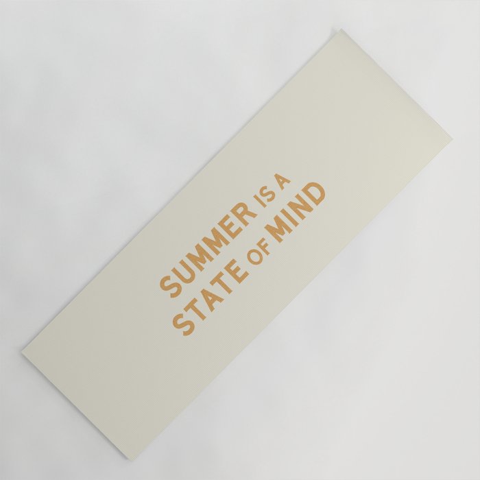 Summer Is A State Of Mind Yoga Mat Gallery Image 1