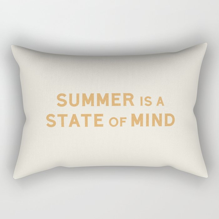 Summer Is A State Of Mind Rectangular Pillow Gallery Image 1