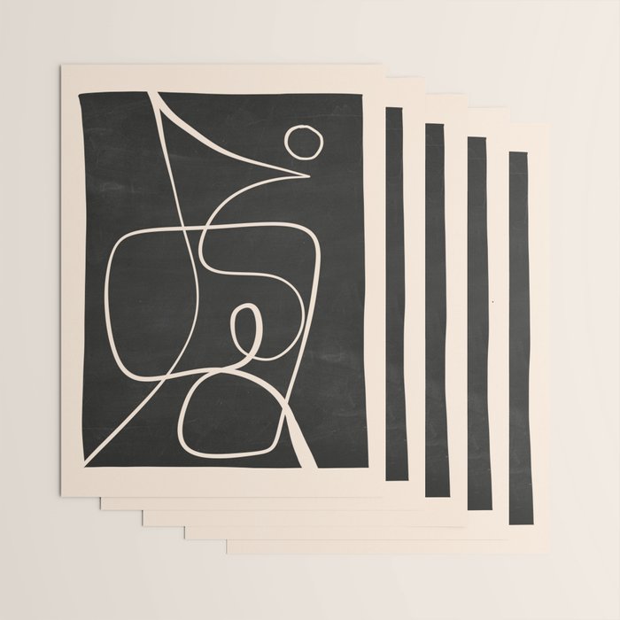 Abstract line art 49 Wrapping Paper Gallery Image 3