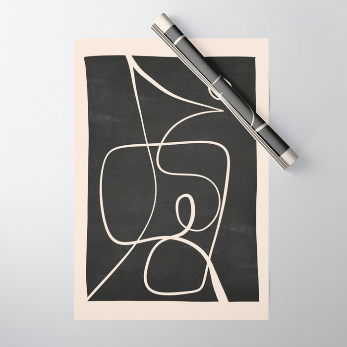 Abstract line art 49 Wrapping Paper Gallery Image 1