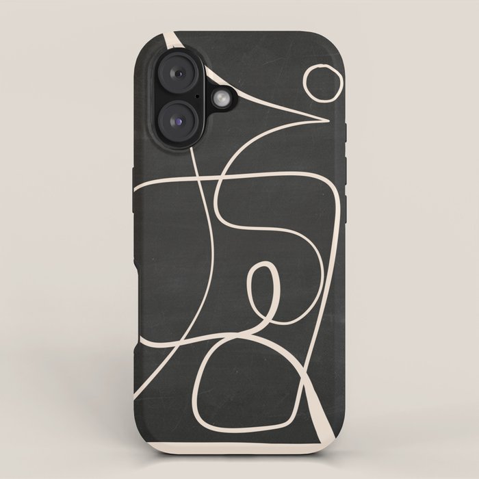 Abstract line art 49 iPhone Case Gallery Image 1