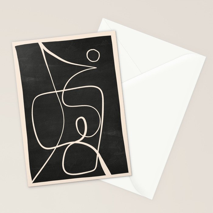 Abstract line art 49 Stationery Card Gallery Image 2