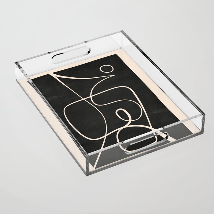 Abstract line art 49 Acrylic Tray Gallery Image 1