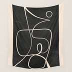 Abstract line art 49 Wall Tapestry Gallery Image 4