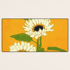 Sunflower Yellow Sami Desk Mat Gallery Image 3