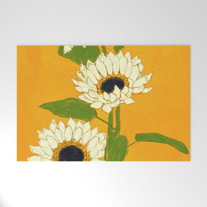 Sunflower Yellow Sami Welcome Mat Gallery Image 1